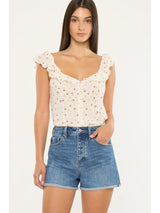 Denim Queen Shorts - BarBelles Boutique