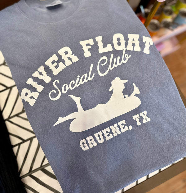 River Float Social Club Gruene TX Tee