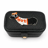 Dachshund Travel Jewelry Organizer Box Case