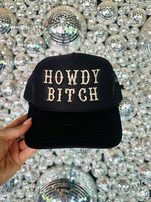 Howdy Bitch Trucker Hat - BarBelles Boutique