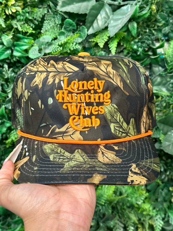 Lonely Hunting Wives Club Embroidered Hat