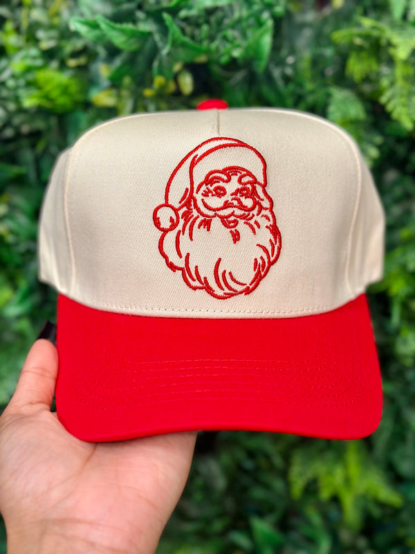 Santa Embroidered Hat