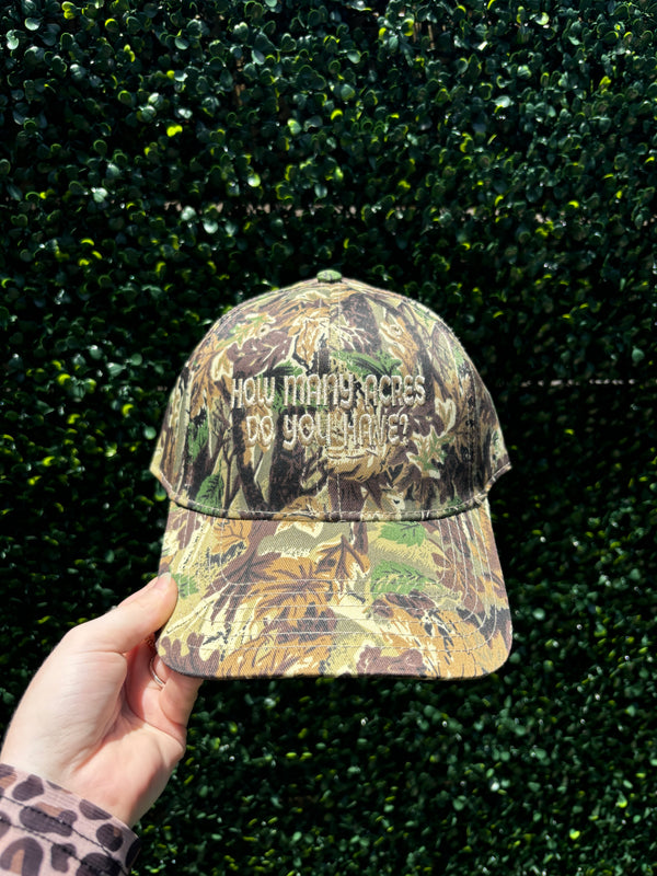How Many Acres Do You Have Embroidered Hat