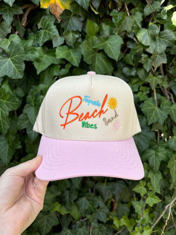 Beach Vibes Embroidered Hat