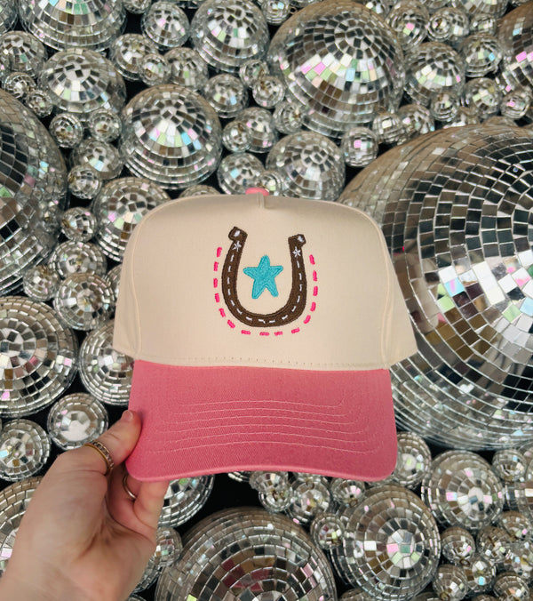Lucky Horseshoe Embroidered Hat