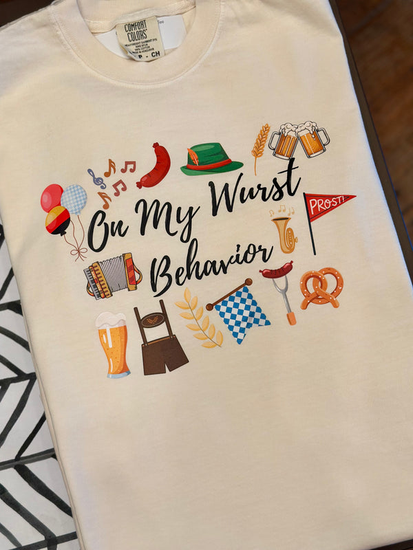 On My Wurst Behavior Tee