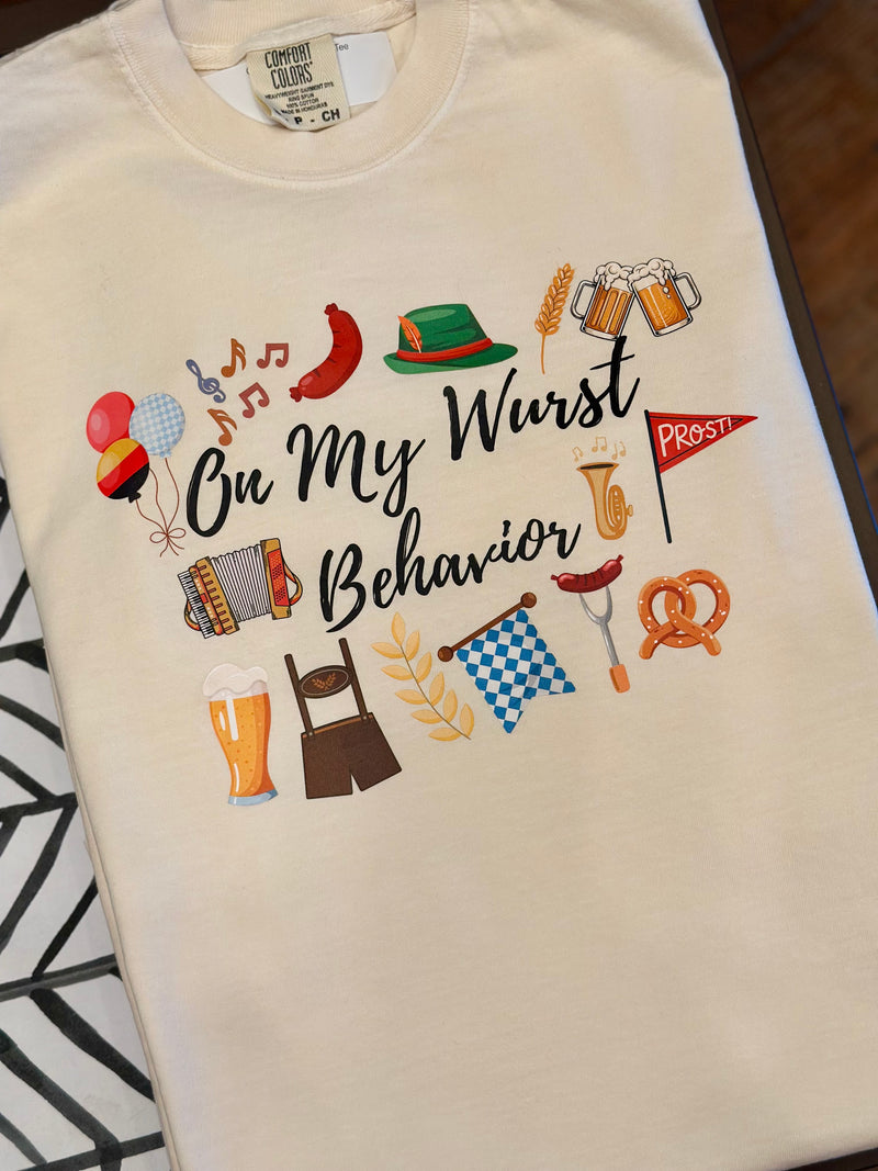 On My Wurst Behavior Tee