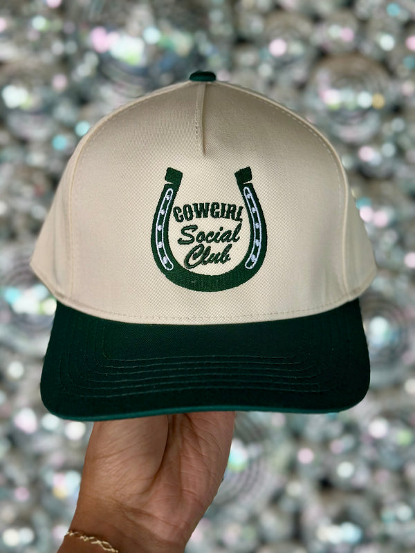 Cowgirl Social Club Embroidered Hat