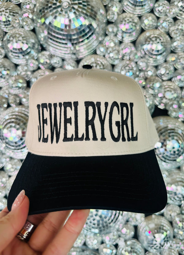 JewelryGRL Embroidered Hat