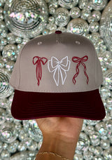 Game Day Bow Embroidered Hat