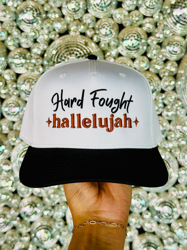Hard Fought Hallelujah Embroidered Hat