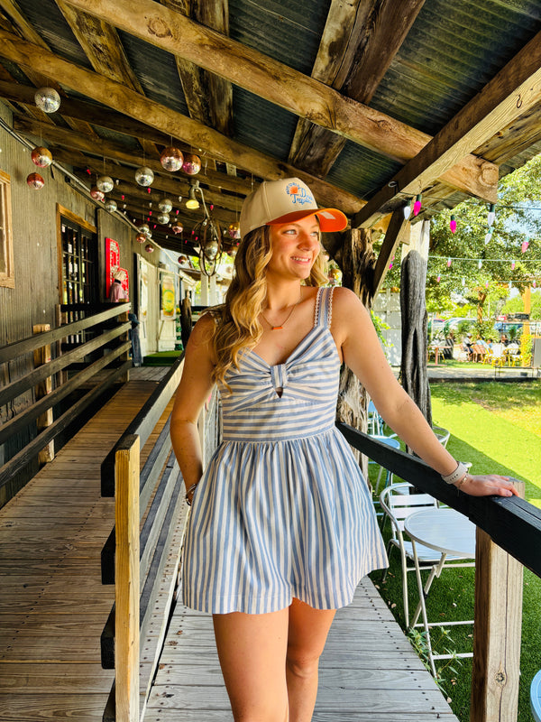 Effortless Style Striped Romper