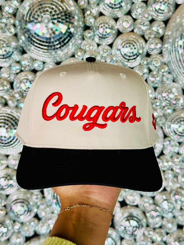 Cougars-Side Paw Embroidered Hat