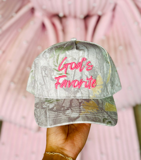 God Favorite Embroidered Hat