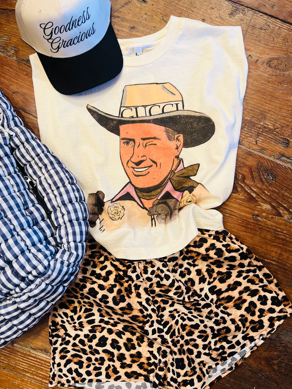 Cowboy Gucci Muscle Tee