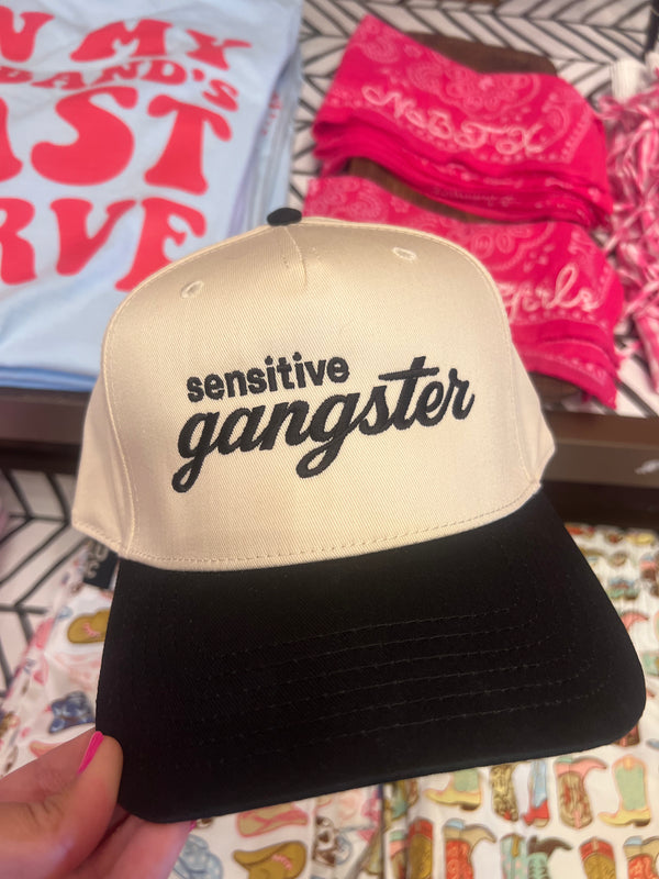 Sensitive Gangsters Embroidered Hat