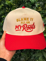 Blame It On My Roots Embroidered Hat
