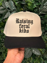 Raising Feral Kids Embroidered Hat - BarBelles Boutique