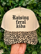 Raising Feral Kids Embroidered Hat - BarBelles Boutique
