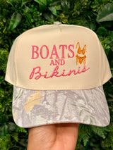 Boats & Bikini's Embroidered Hat