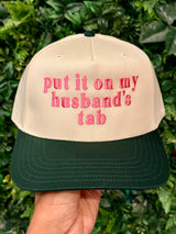 Put It On Husband's Tab Embroidered Hat - BarBelles Boutique