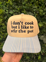 Stir The Pot Trucker Embroidered Hat - BarBelles Boutique