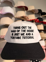 Man of The House Embroidered Hat - BarBelles Boutique