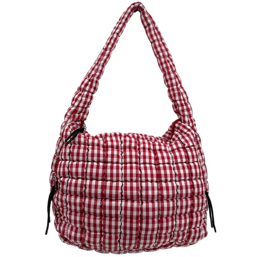Just a Girl Quilted Handbag