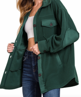 Soft Launch Oversized Fleece Jacket - BarBelles Boutique