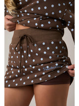 Trust The Process Polka Dot Mini Skirt