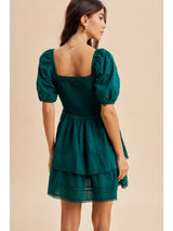 Enchanted Tiered Mini Dress - BarBelles Boutique