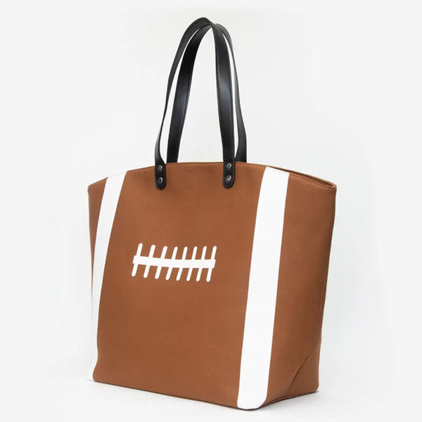 Football Stitch Tote Bag