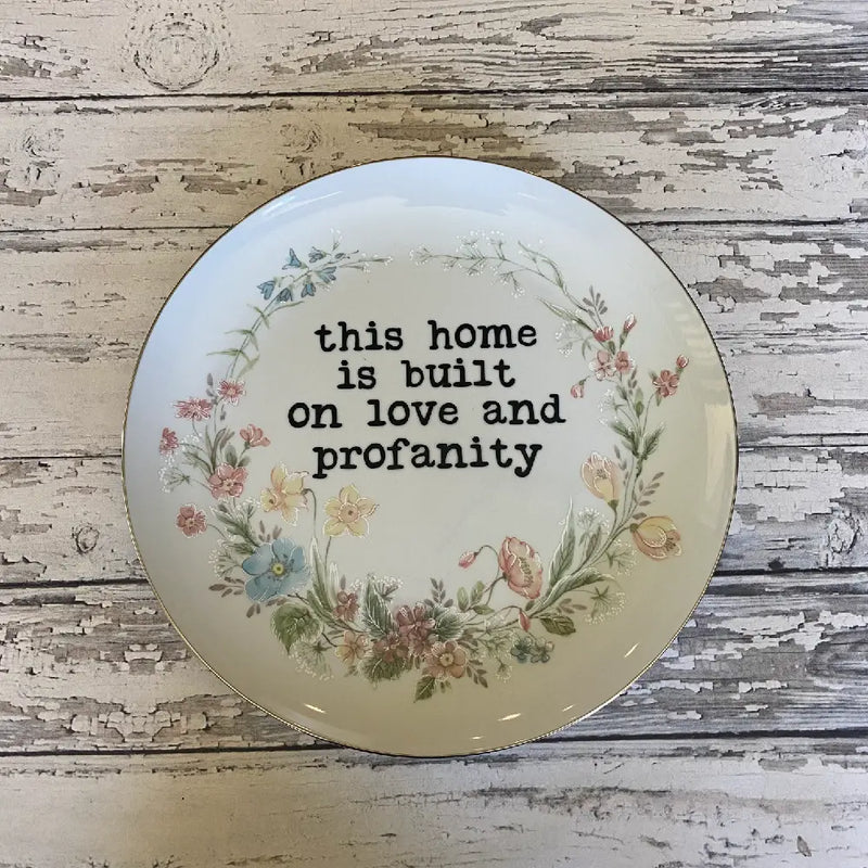 Funny Home Plates - BarBelles Boutique