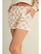 Ellie Checkered Shorts - BarBelles Boutique