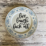 Funny Home Plates - BarBelles Boutique