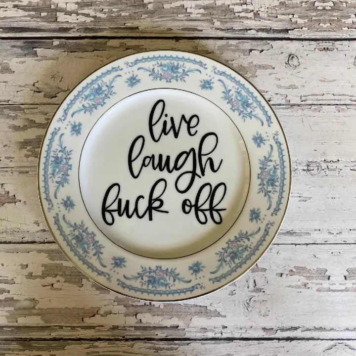 Funny Home Plates - BarBelles Boutique