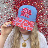 Wild As Hell Embroidered Hat - BarBelles Boutique