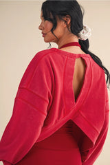 Open-Back Cutie Sweatshirt