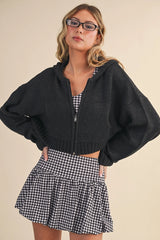 Snuggle & Slay Cropped Sweater