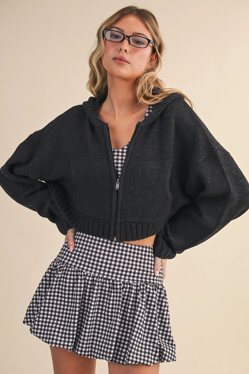 Snuggle & Slay Cropped Sweater