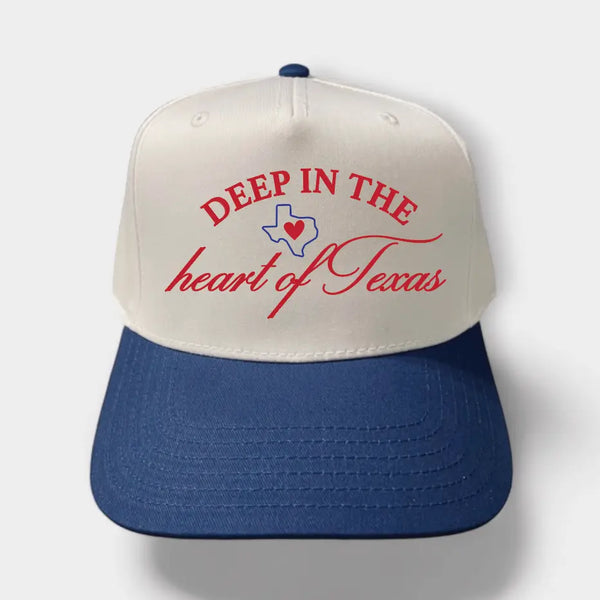 Deep In The Heart Of Texas Embroidered Hat