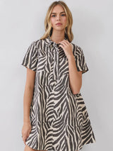 Zara Zebra Mini Dress