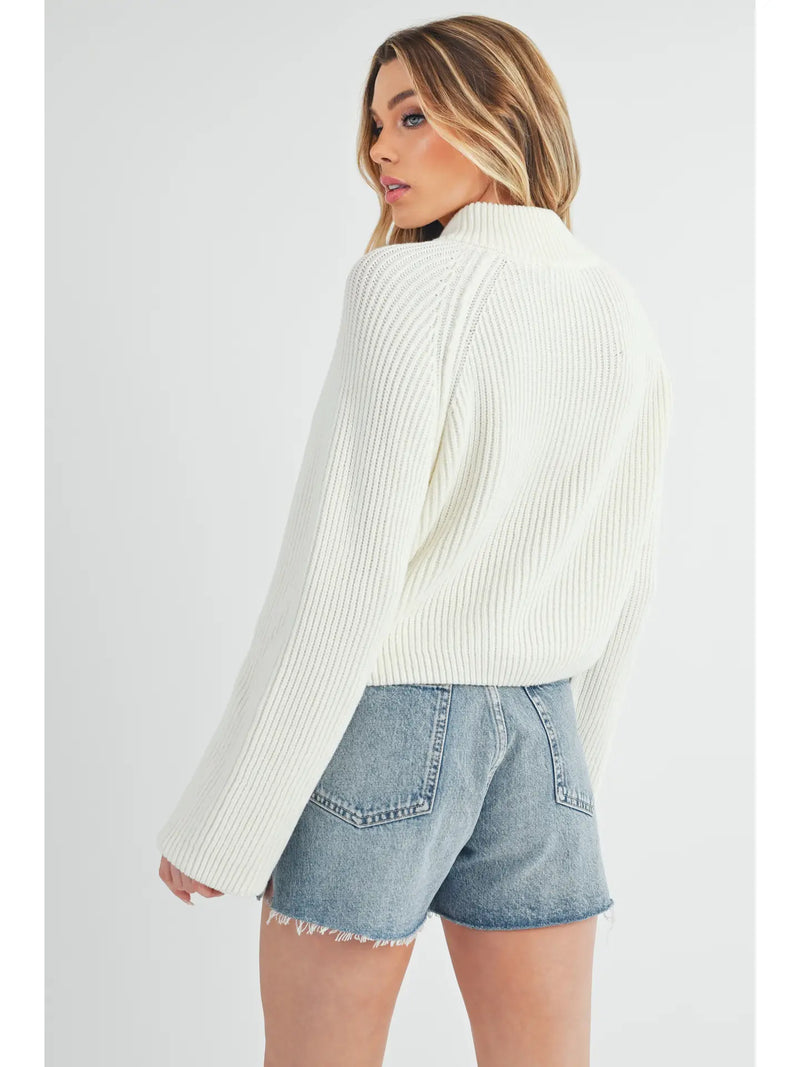 Debbie Half Zip Sweater