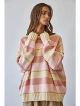 She's The One Stripe Oversized Sweater