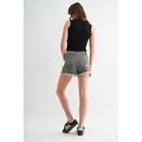 Leopard Mama Denim Shorts - BarBelles Boutique