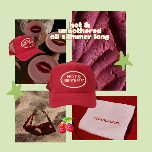 Hot & Unbothered Embroidered Hat