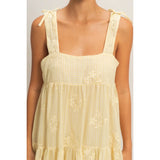 Sunshine Gingham Maxi Dress - BarBelles Boutique