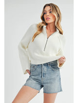 Debbie Half Zip Sweater