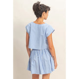 Weekend Getaway Striped Dolman Sleeve Skirt Set - BarBelles Boutique
