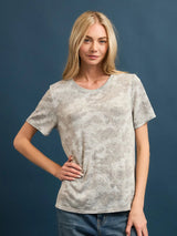 Hacci Slub Printed Tee - BarBelles Boutique